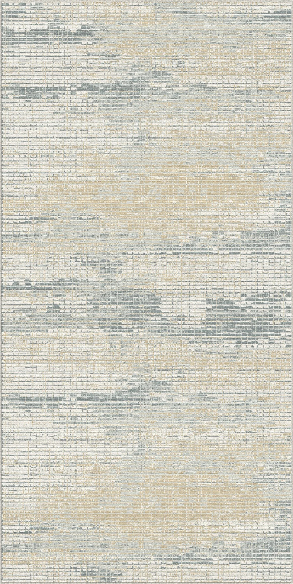 Килим Arctic Taupe Mosaic з абстрактним дизайном