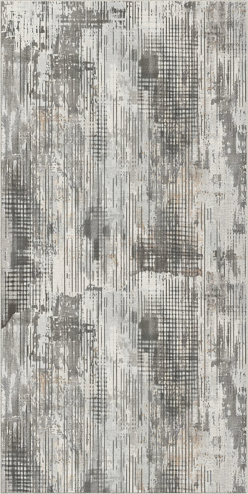 Килим Silver Concrete Glitch з абстрактним дизайном