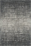 Килим Slate Signal з цифровим glitch-дизайном Сірий