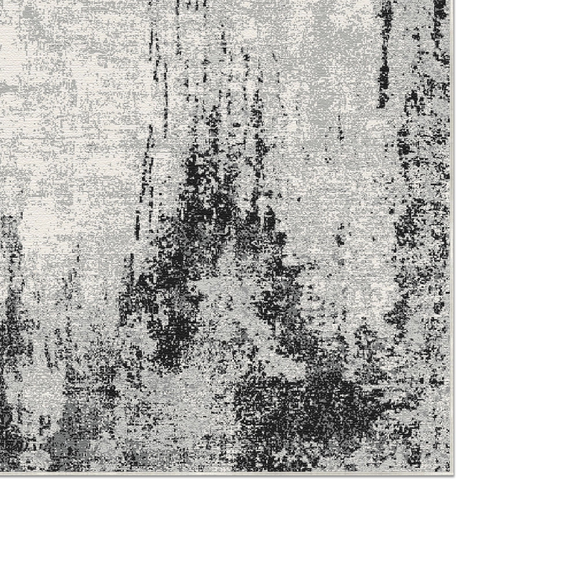 Килим Charcoal Drift у стилі distressed індустріальний