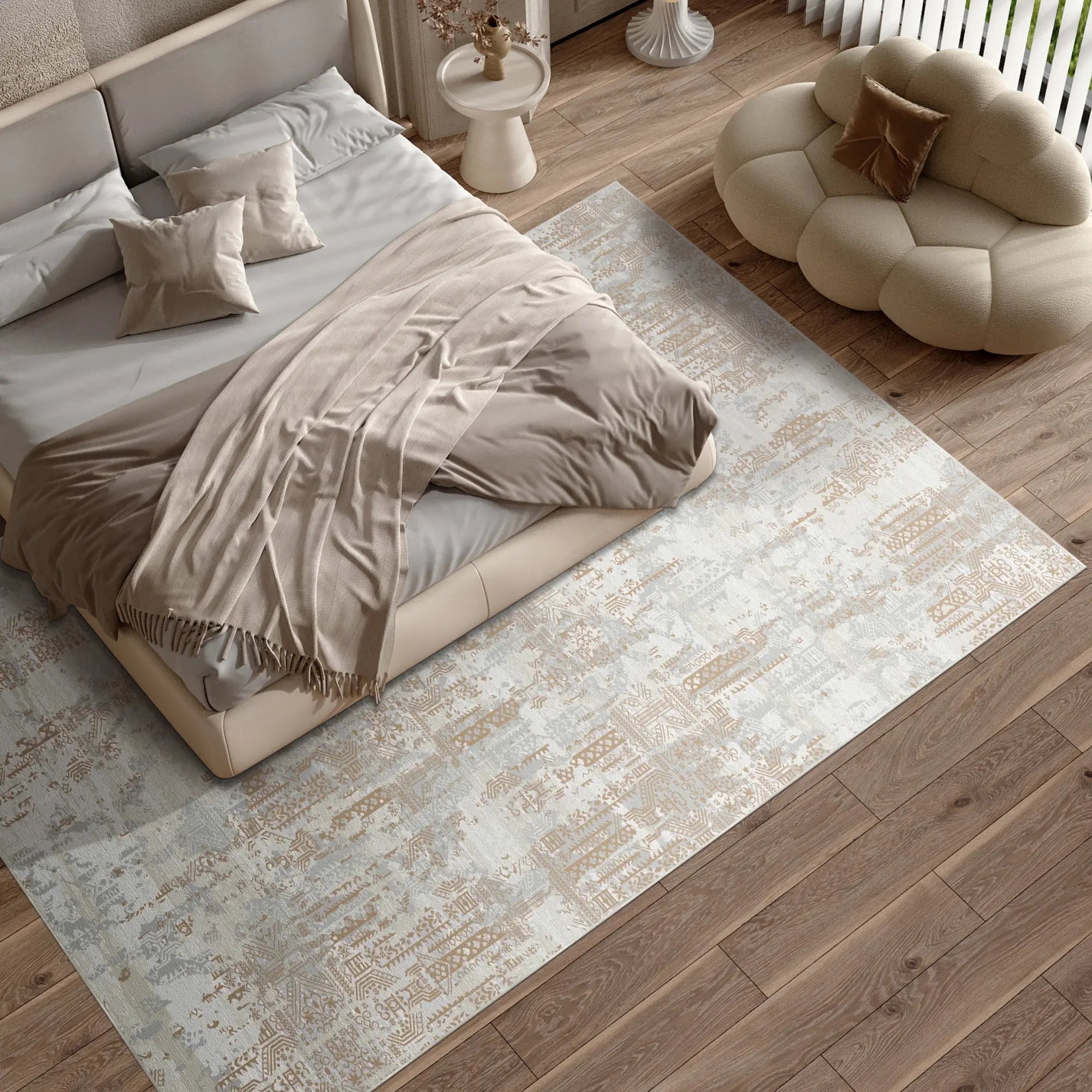 Бежевий килим Tectonic Gilded Matrix