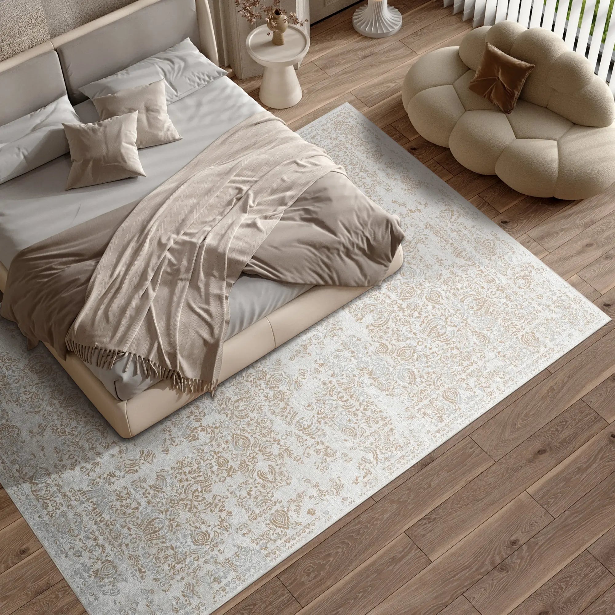 Килим Gilded Echo Distressed Beige