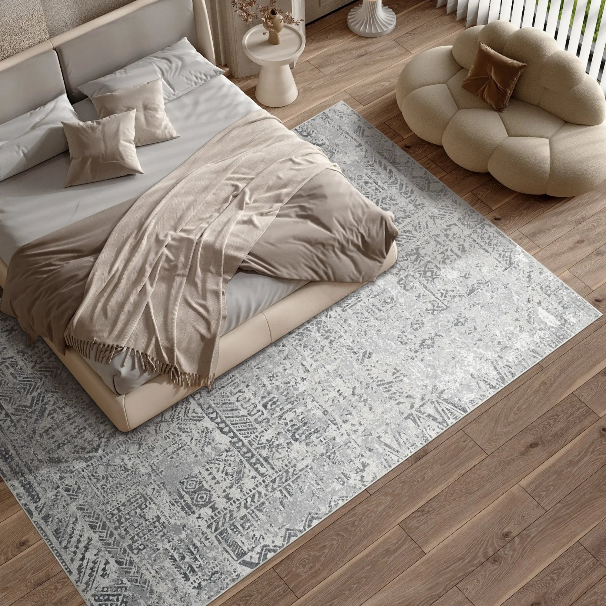 Килим Argent Mosaic Tribal Gray