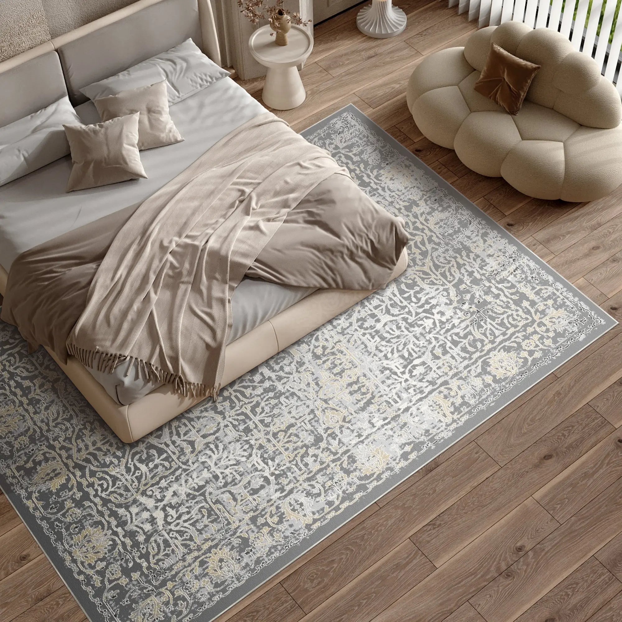 Килим Obsidian Scroll Gray