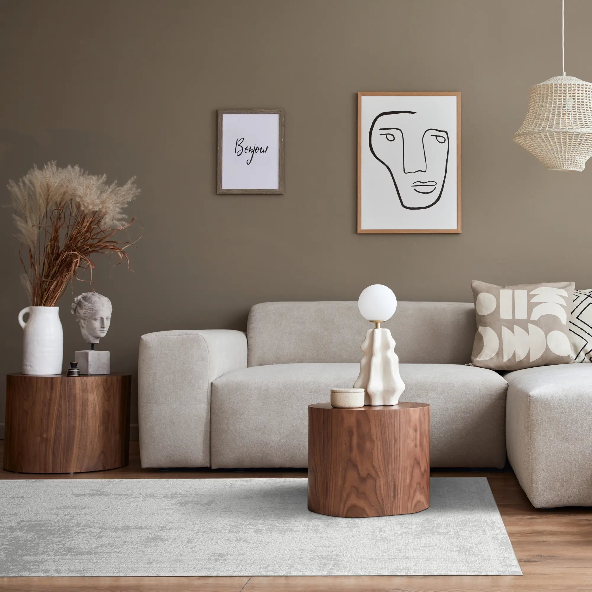 Frost Lattice Gray Rug