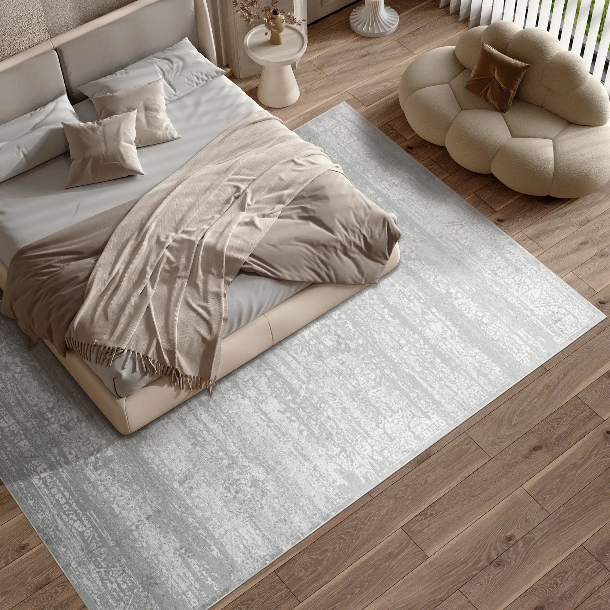 Килим Lunar Ash Eroded Gray