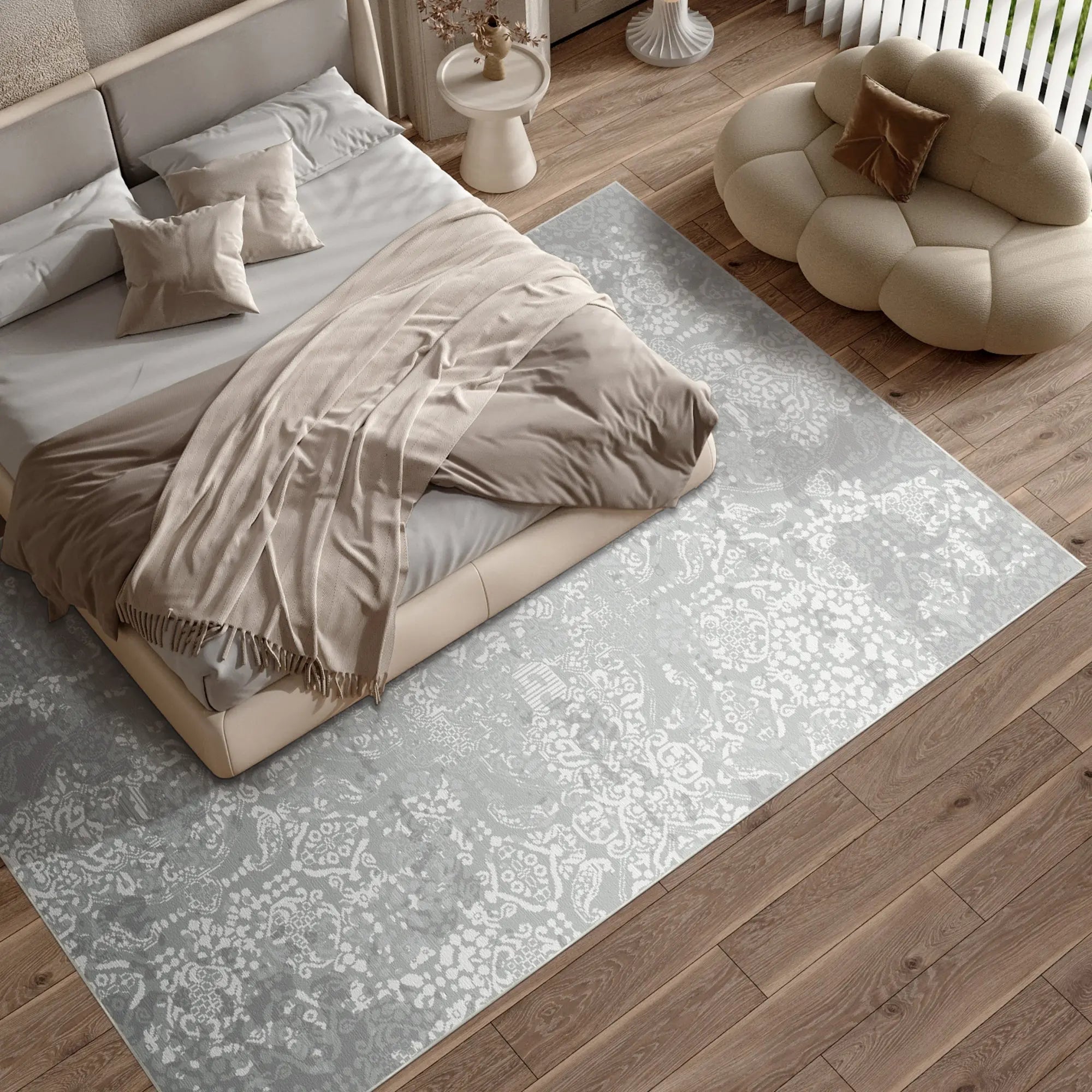 Килим Slate Heirloom Medallion Gray