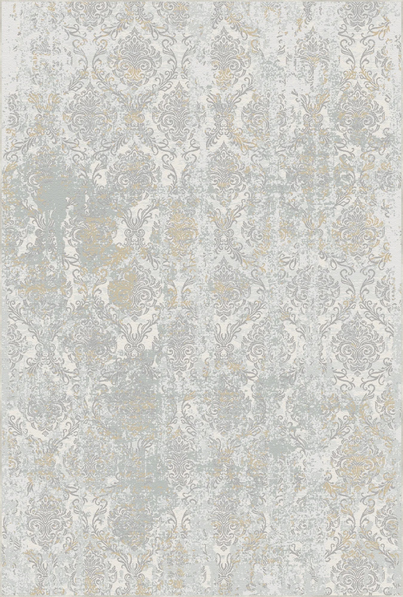 Мийний світло-сірий килим Silvered Column