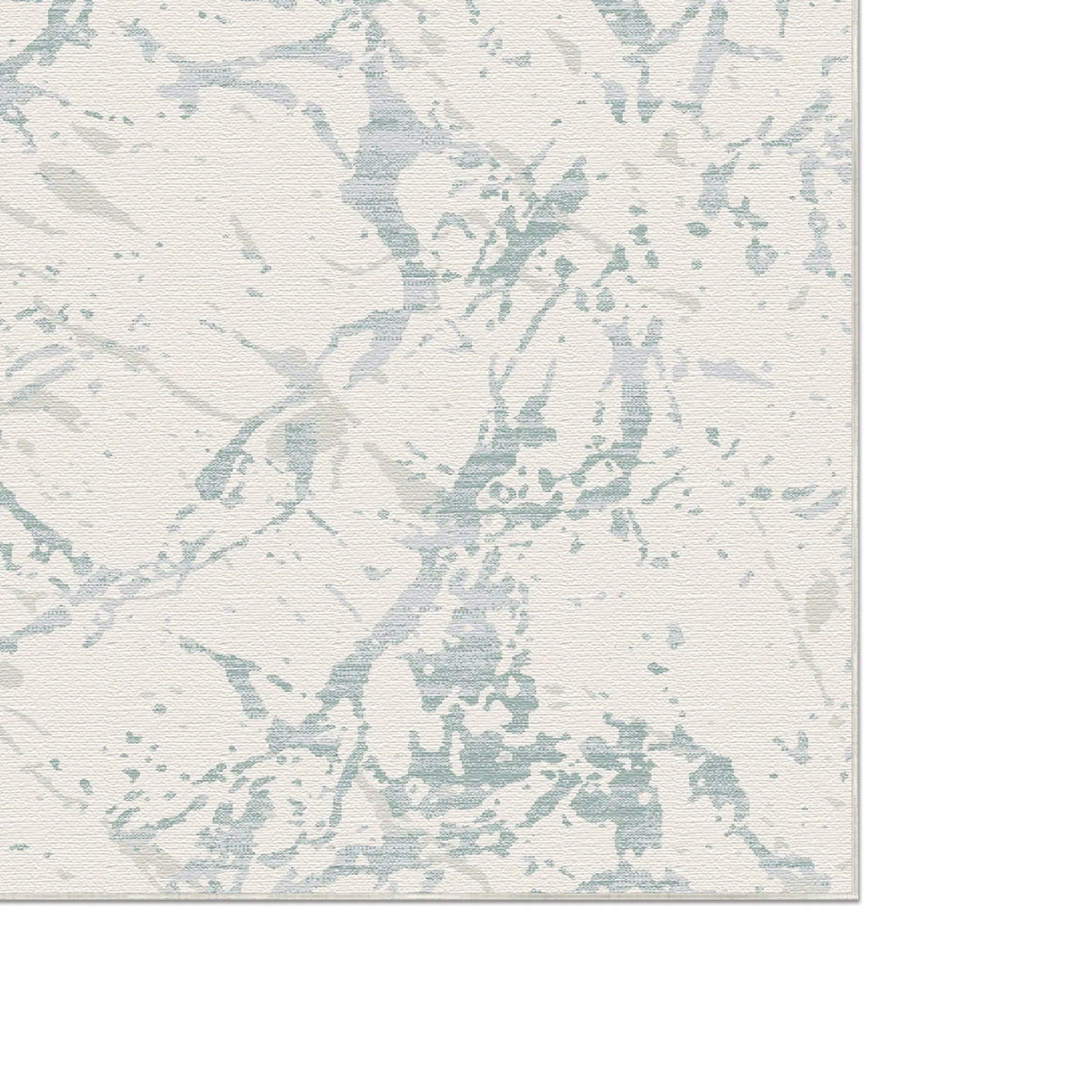 Килим Azure Glaze, що миється, мармуровий