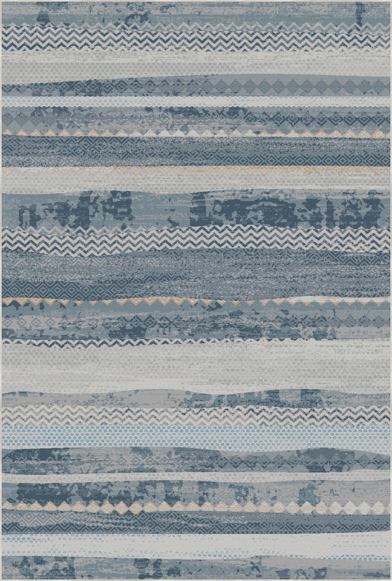 Сланець Медальйон Сірий килим