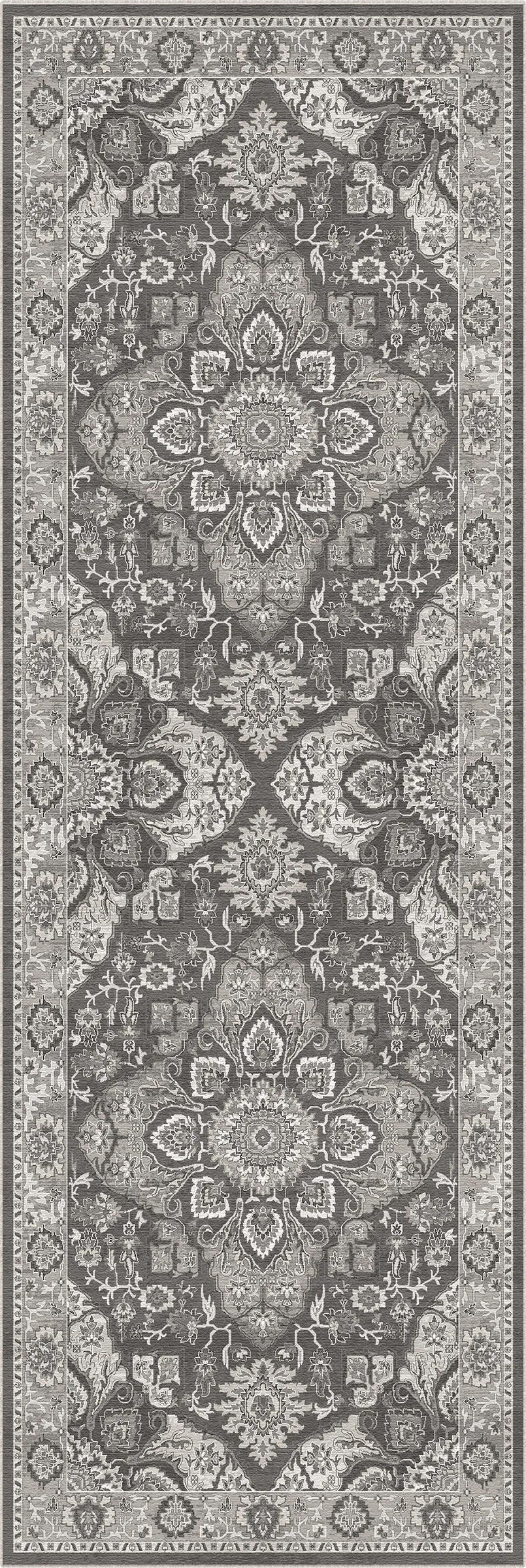 Килим Regency Ornate Medallion Charcoal