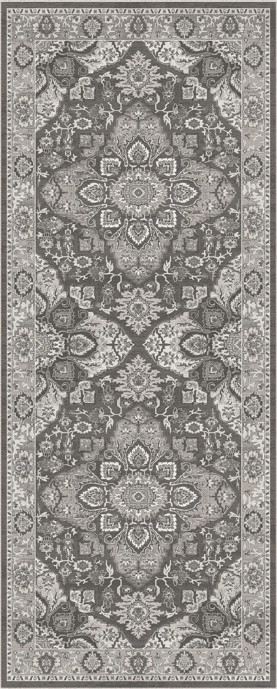 Килим Regency Ornate Medallion Charcoal