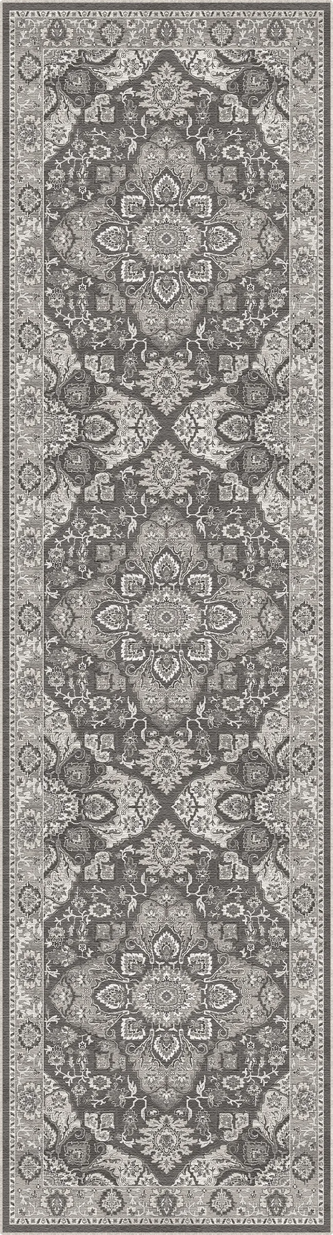 Килим Regency Ornate Medallion Charcoal