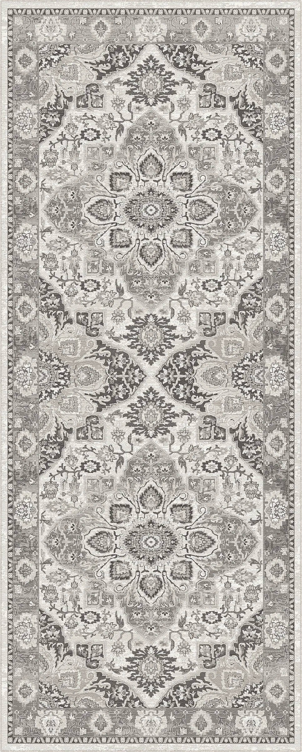 Килим Elysian Grand Medallion Light Grey