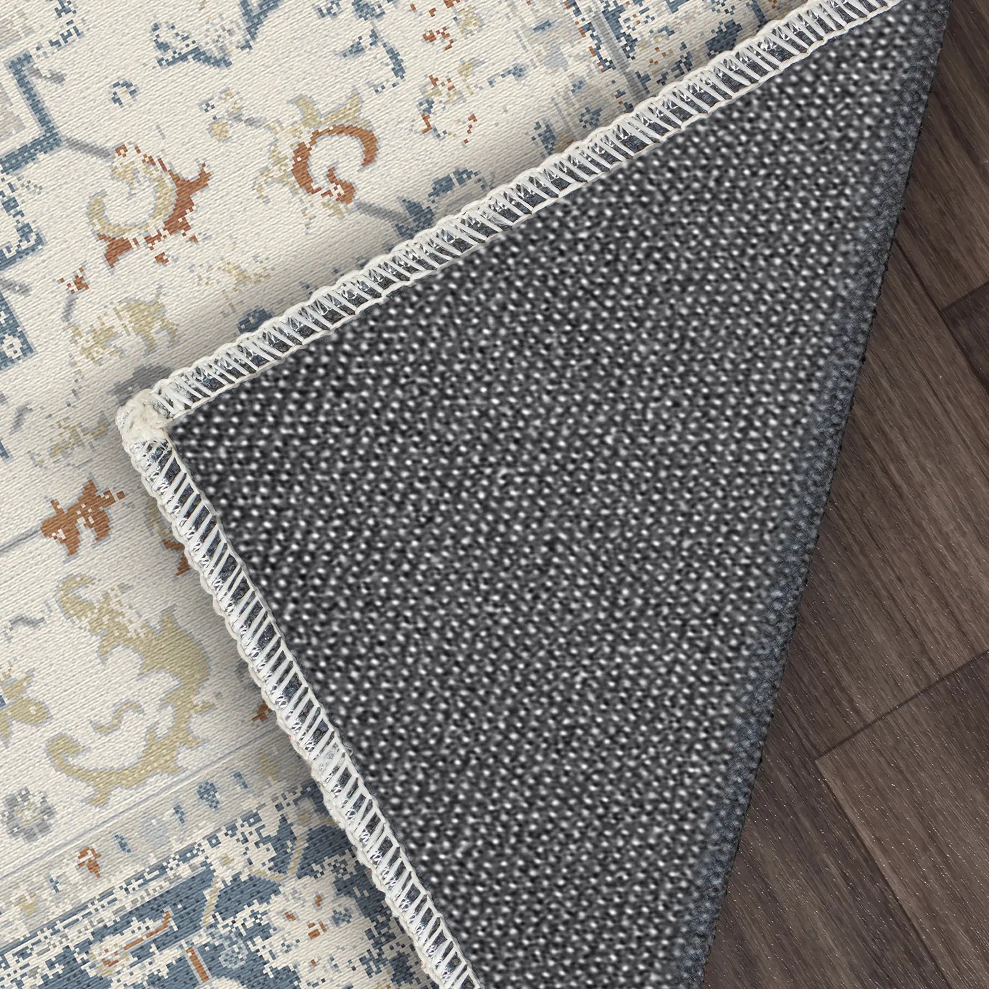 Килим темно-синього кольору слонової кістки Спадщина