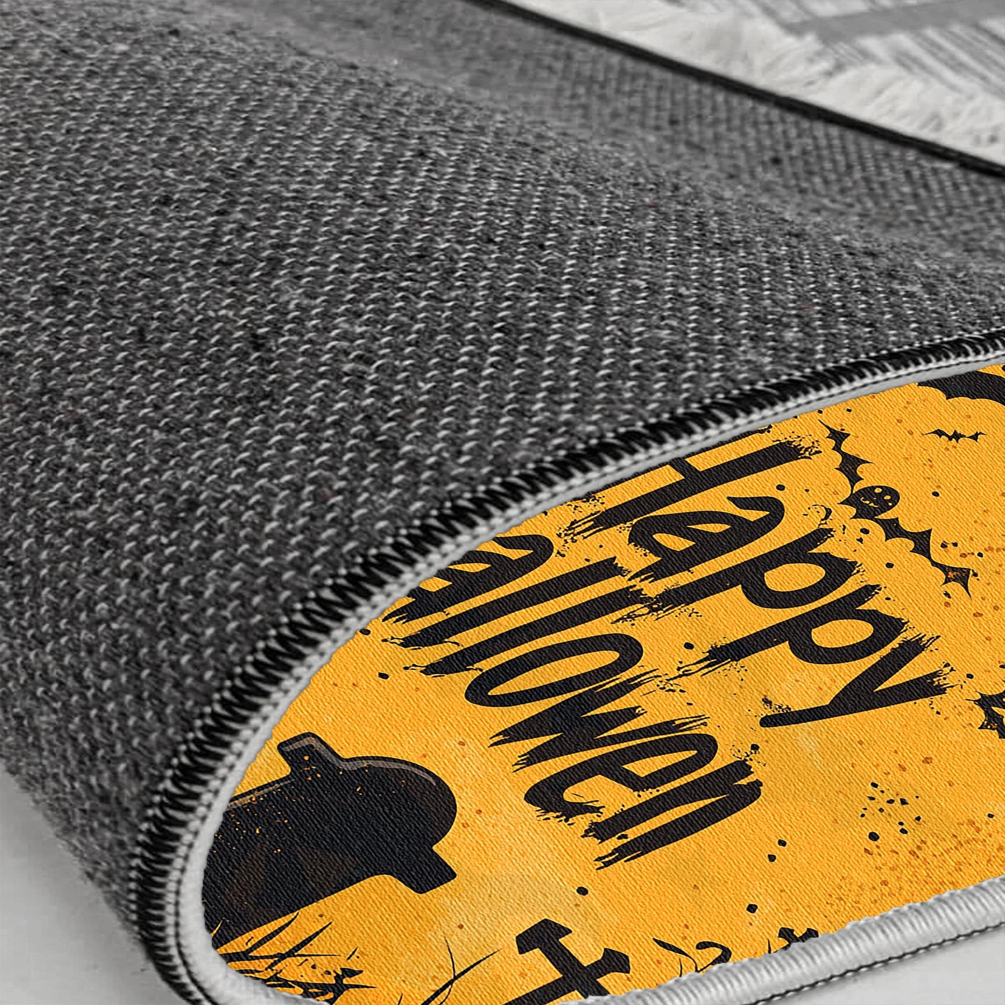 Килимок на Хелловін з кладовищем Кажан