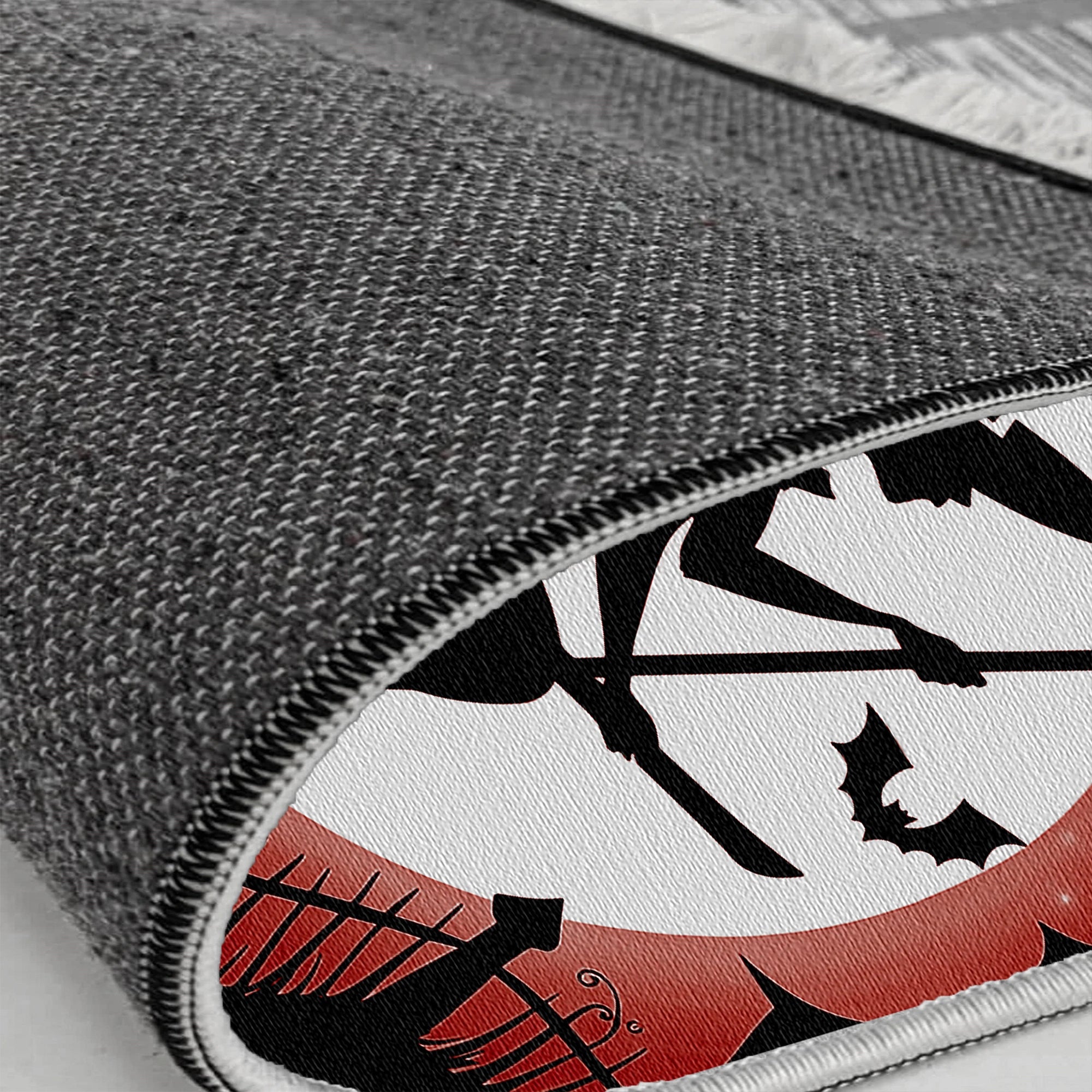 Килимок для Хеллоуїна Літаюча відьма з Місяцем