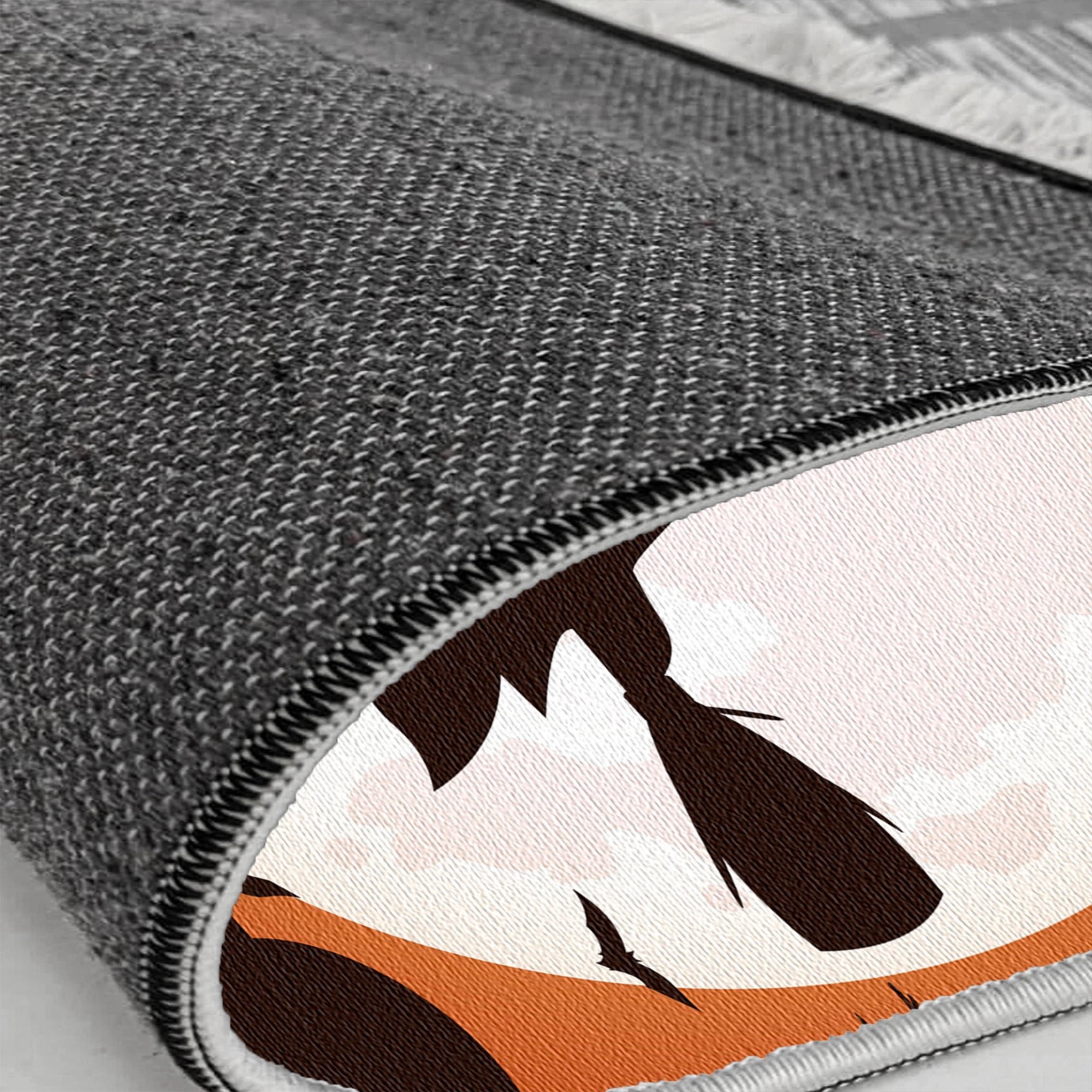 Килим для Хеллоуїна з силуетом відьми та місяцем