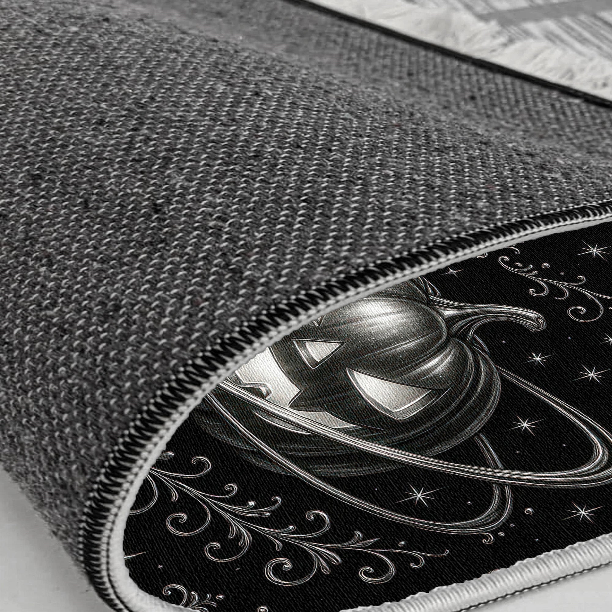 Срібний гарбузовий килим на Хелловін