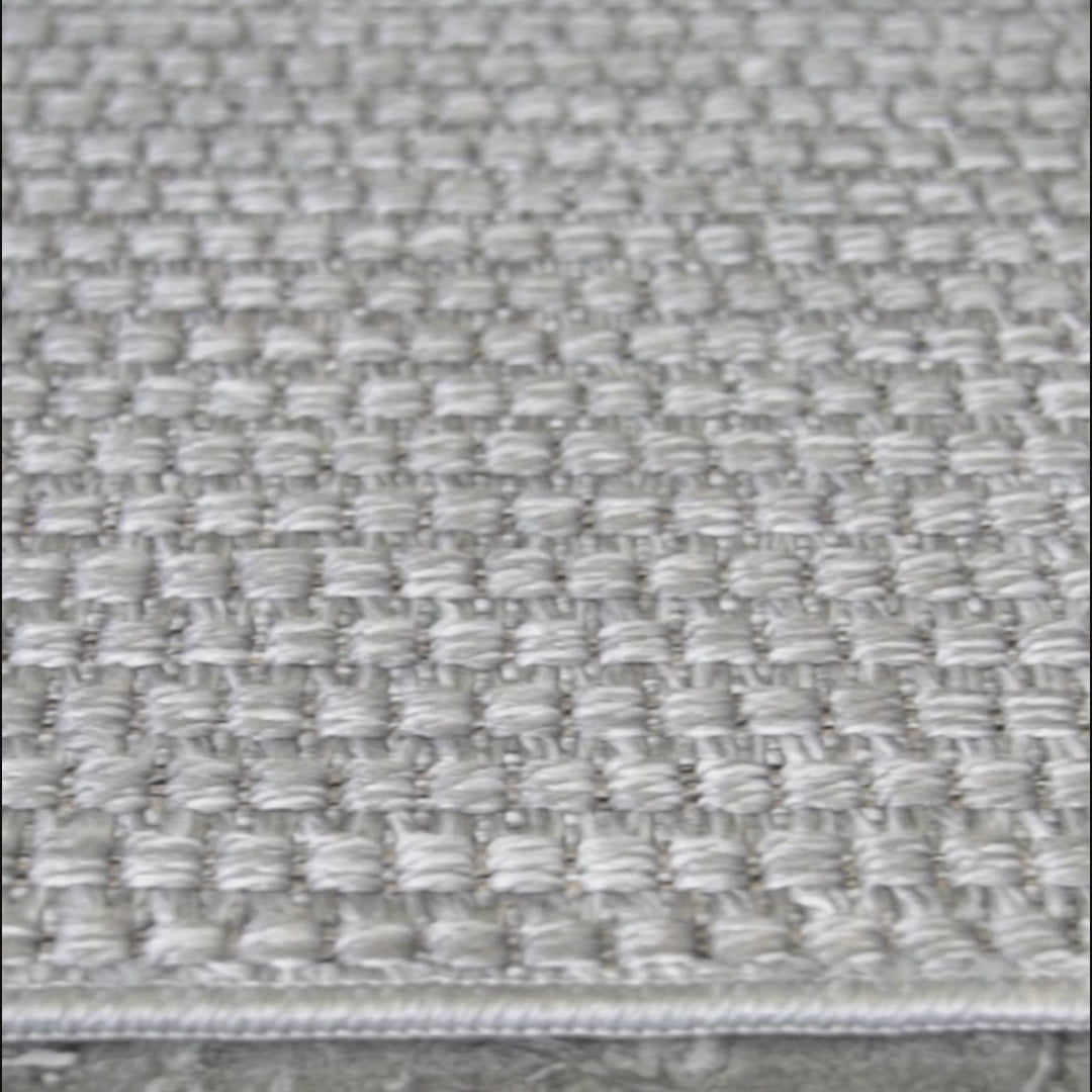 Джутовий килим Натурія сірого кольору