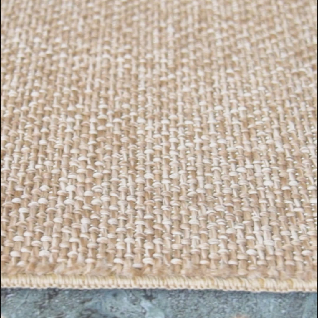 Джутовий килим із мінімального сизалю тауп