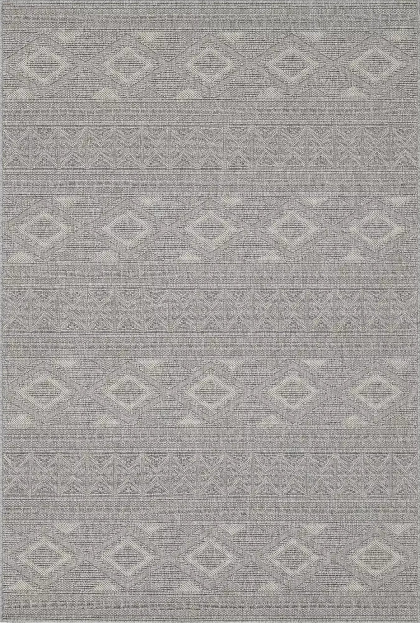 Velmora Plush Woven Boucle Rug Gray - Bella Rugs